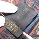 LOUIS VUITTON Bando Scarf Silk Brown LV Auth ar13654-4