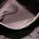 FENDI Zucca Canvas Hand Bag Black Brown Auth ar13658-20