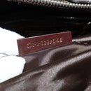 FENDI Zucca Canvas Hand Bag Black Brown Auth ar13658-12