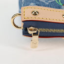 LOUIS VUITTON Monogram Denim Cherry Pochette Brand Blue M13994 LV Auth ar13663SM-9