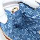 LOUIS VUITTON Monogram Denim Cherry Pochette Brand Blue M13994 LV Auth ar13663SM-20