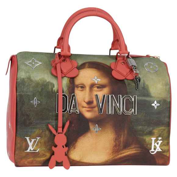 LOUIS VUITTON Masters Collection DA VINCI Speedy 30 Bag M43372 Auth ar13671SM