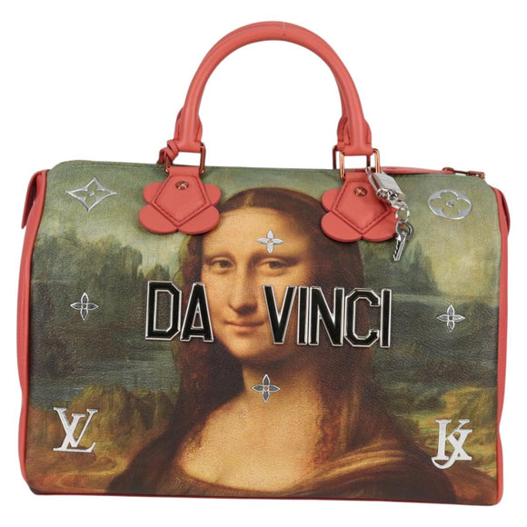 LOUIS VUITTON Masters Collection DA VINCI Speedy 30 Bag M43372 Auth ar13671SM