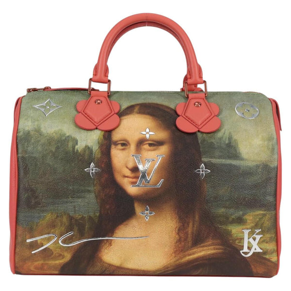 LOUIS VUITTON Masters Collection DA VINCI Speedy 30 Bag M43372 Auth ar13671SM