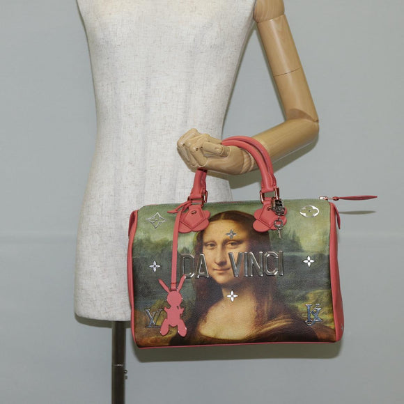 LOUIS VUITTON Masters Collection DA VINCI Speedy 30 Bag M43372 Auth ar13671SM