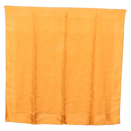 LOUIS VUITTON Scarf Silk Orange LV Auth ar13672
