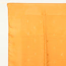 LOUIS VUITTON Scarf Silk Orange LV Auth ar13672-2