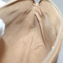 GUCCI Micro GG Supreme Pouch PVC Leather Beige Gold 039 119 0818 Auth ar13674-16