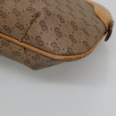 GUCCI Micro GG Supreme Pouch PVC Leather Beige Gold 039 119 0818 Auth ar13674-8