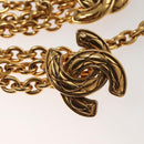 CHANEL COCO Mark Chain Belt metal 29.1"" Gold CC Auth ar13677V-8