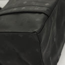 MCM Logogram Vicetos Tote Bag PVC Black Gold Auth ar13679-15