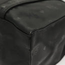 MCM Logogram Vicetos Tote Bag PVC Black Gold Auth ar13679-8