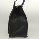 MCM Logogram Vicetos Tote Bag PVC Black Gold Auth ar13679-4