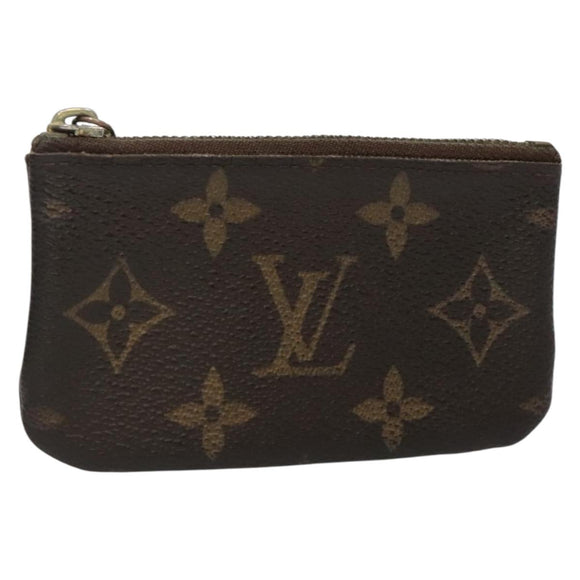 LOUIS VUITTON Monogram Pochette Cles Coin Purse M60033 LV Auth ar13684