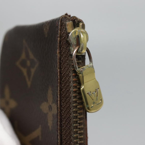 LOUIS VUITTON Monogram Pochette Cles Coin Purse M60033 LV Auth ar13684