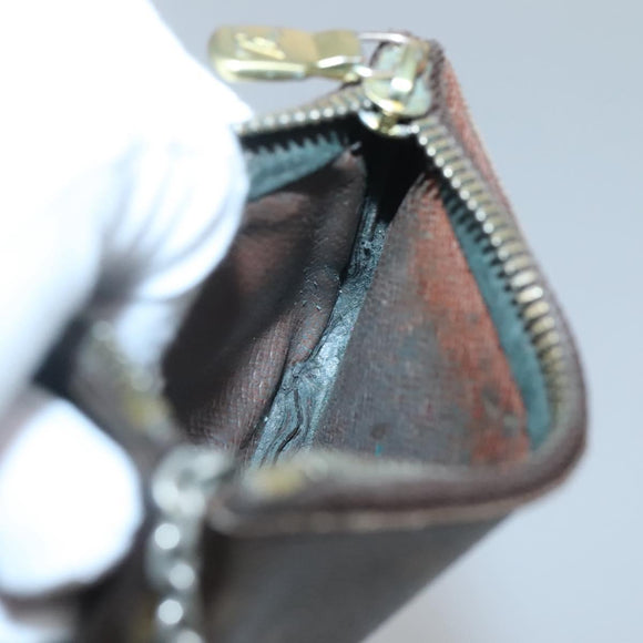 LOUIS VUITTON Monogram Pochette Cles Coin Purse M60033 LV Auth ar13684