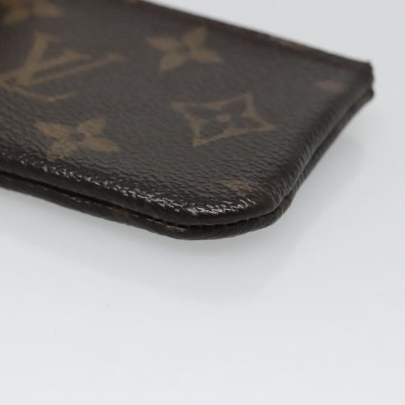 LOUIS VUITTON Monogram Pochette Cles Coin Purse M60033 LV Auth ar13684