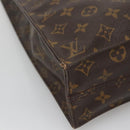 LOUIS VUITTON Monogram Sac Plat Hand Bag M51140 LV Auth ar13686-14