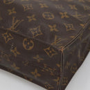 LOUIS VUITTON Monogram Sac Plat Hand Bag M51140 LV Auth ar13686-15