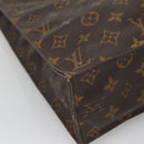 LOUIS VUITTON Monogram Sac Plat Hand Bag M51140 LV Auth ar13686-16
