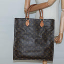 LOUIS VUITTON Monogram Sac Plat Hand Bag M51140 LV Auth ar13686-18