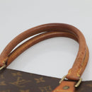 LOUIS VUITTON Monogram Sac Plat Hand Bag M51140 LV Auth ar13686-8