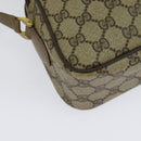 GUCCI GG Supreme Web Sherry Line Bag PVC Beige Gold 904 02 049 Auth ar13697-12