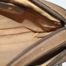 GUCCI GG Supreme Web Sherry Line Bag PVC Beige Gold 904 02 049 Auth ar13697-17