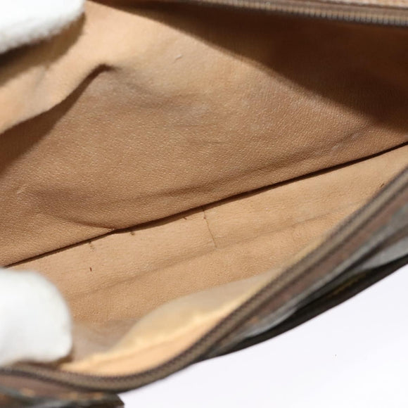 GUCCI GG Supreme Web Sherry Line Bag PVC Beige Gold 904 02 049 Auth ar13697