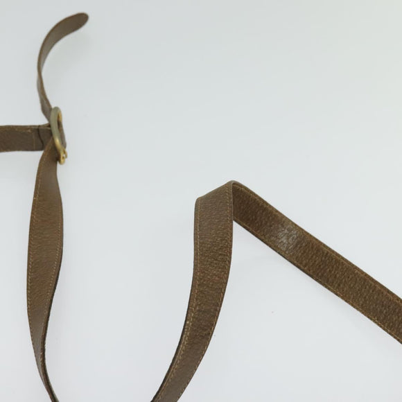 GUCCI GG Supreme Web Sherry Line Bag PVC Beige Gold 904 02 049 Auth ar13697