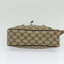 GUCCI GG Supreme Web Sherry Line Bag PVC Beige Gold 904 02 049 Auth ar13697-9