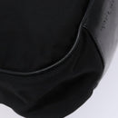 GUCCI Bamboo Shoulder Bag Nylon Black Silver 001 1577 Auth ar13698-18