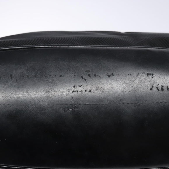 GUCCI Bamboo Shoulder Bag Nylon Black Silver 001 1577 Auth ar13698