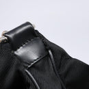 GUCCI Bamboo Shoulder Bag Nylon Black Silver 001 1577 Auth ar13698-10