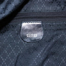 GUCCI Bamboo Shoulder Bag Nylon Black Silver 001 1577 Auth ar13698-19