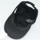 GUCCI GG Canvas Web Sherry Line Cap L Black Red Green 200035 Auth ar13699-8