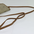 Christian Dior Honeycomb Canvas Shoulder Bag PVC Beige Gold Auth ar13702-7