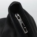 GUCCI Hand Bag Nylon 2way Outlet Black Silver Auth ar13706-10