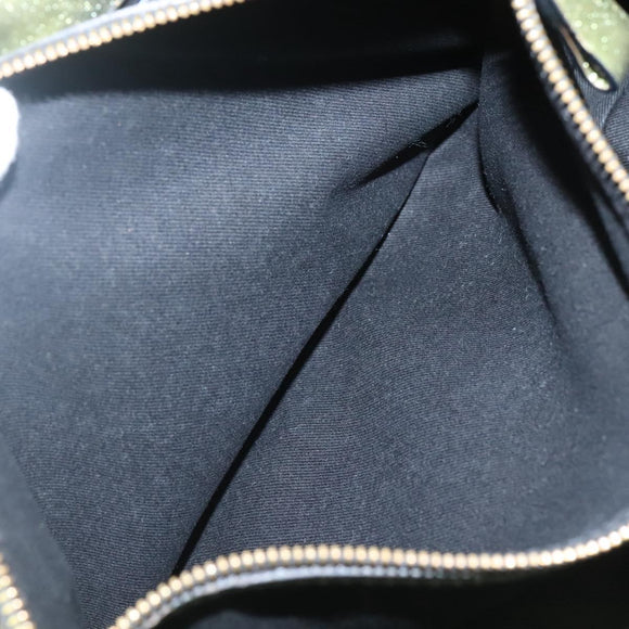 VALENTINO Hand Bag Leather LIme Green Gold Auth ar13709