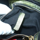 VALENTINO Hand Bag Leather LIme Green Gold Auth ar13709-12