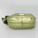 VALENTINO Hand Bag Leather LIme Green Gold Auth ar13709-5