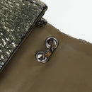 CHANEL 2017 Cruise Coco Cuba Chain Shoulder Bag Sequin Green CC Auth ar13715M-20