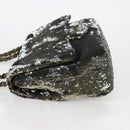 CHANEL 2017 Cruise Coco Cuba Chain Shoulder Bag Sequin Green CC Auth ar13715M-3