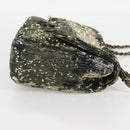 CHANEL 2017 Cruise Coco Cuba Chain Shoulder Bag Sequin Green CC Auth ar13715M-4