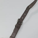 PRADA Hand Bag Leather 2way Gray Silver Auth ar13717-9