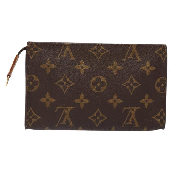 LOUIS VUITTON Monogram Bucket PM Accessory Pouch LV Auth ar13718