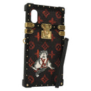 LOUIS VUITTON Transformed Cat Eye Trunk iPhone XS Case Black M63891 Auth ar13719-1