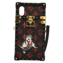 LOUIS VUITTON Transformed Cat Eye Trunk iPhone XS Case Black M63891 Auth ar13719-13
