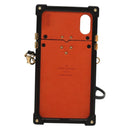 LOUIS VUITTON Transformed Cat Eye Trunk iPhone XS Case Black M63891 Auth ar13719-2