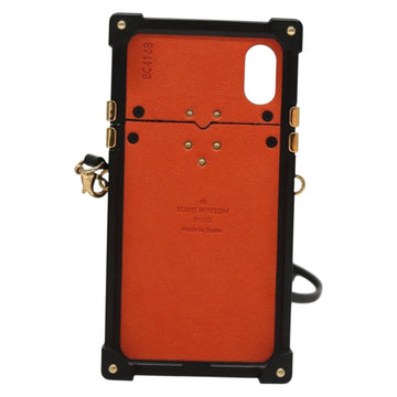 LOUIS VUITTON Transformed Cat Eye Trunk iPhone XS Case Black M63891 Auth ar13719 - 0